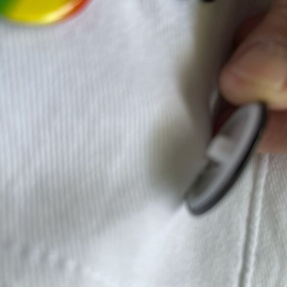 INDIGO REIN Patch Skinny Ankle White Jean.Size 11 - Picture 6 of 16